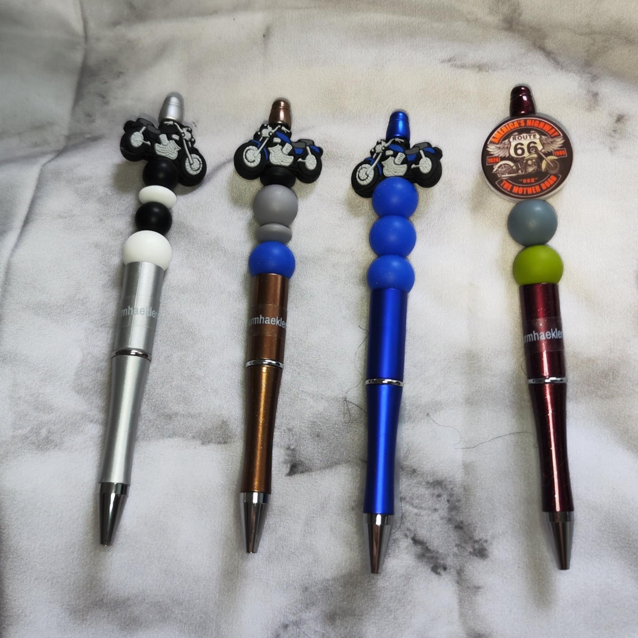 Biker-Kugelschreiber aus Silikon – stylisch, praktisch, anders!