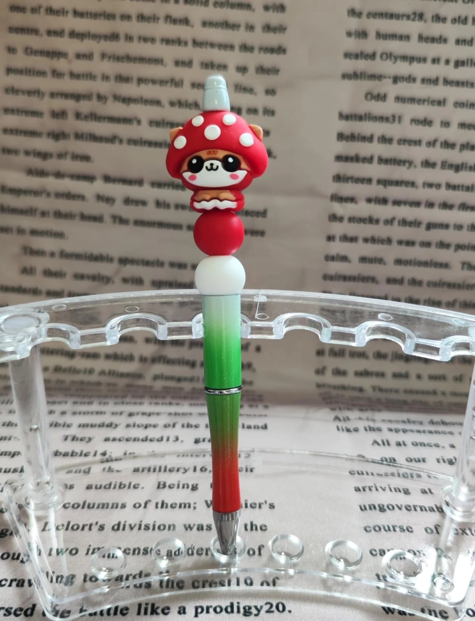 🍄🐱 Lucky pen “Mushroom Cat” – purring, charming & a little bit magical