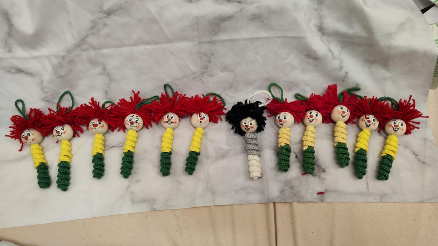 Wuschel-Kobold – Frecher Glücksbringer mit rotem oder schwarzem Wuschelhaar