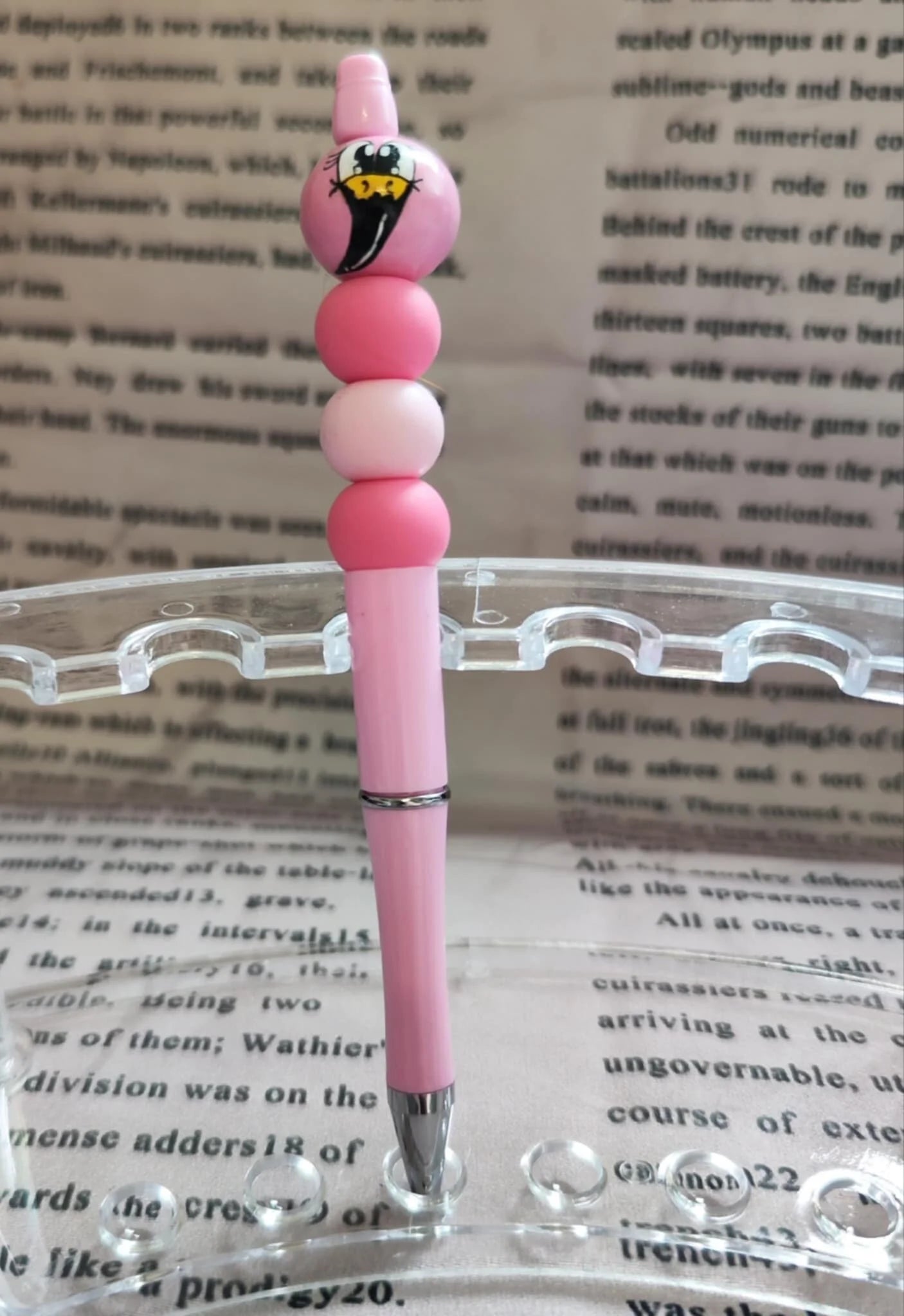 🖋️ Ballpoint pen “Flamingo feeling” – tropical, pink & handmade