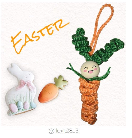 Häkelanleitung „Karottenhase"