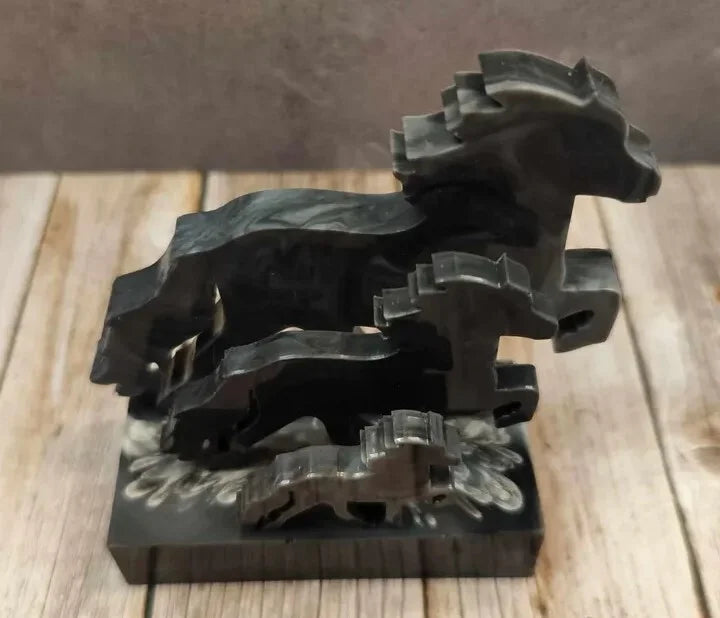 “Marble Black Fine” Kompakt Tölter