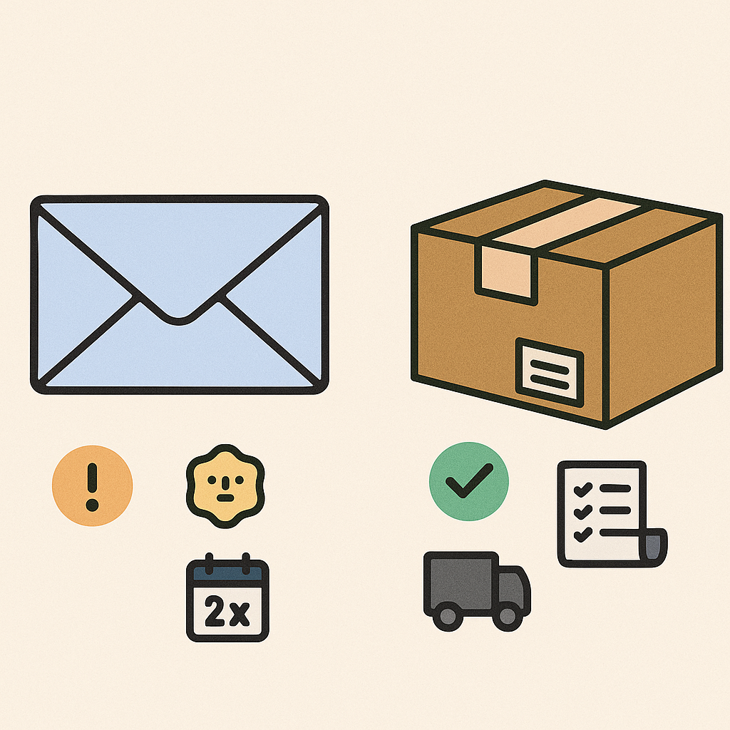 Versand-Update im Shop: Du hast jetzt die Wahl 📨📦