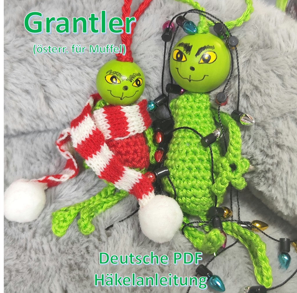 Neue Häkelanleitung: Der Grantler – für alle, die Weihnachten offiziell doof finden!