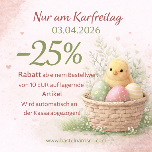 🐣 Morgen gibt's 25 % Rabatt – mein Karfreitags-Geschenk für dich!