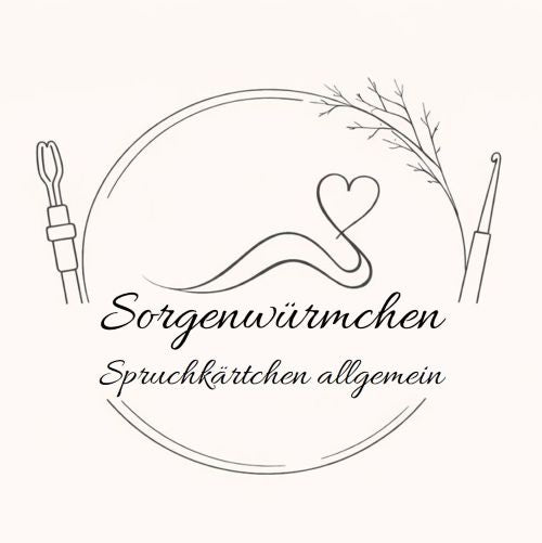 Kärtchen für Sorgenwürmchen allgemein