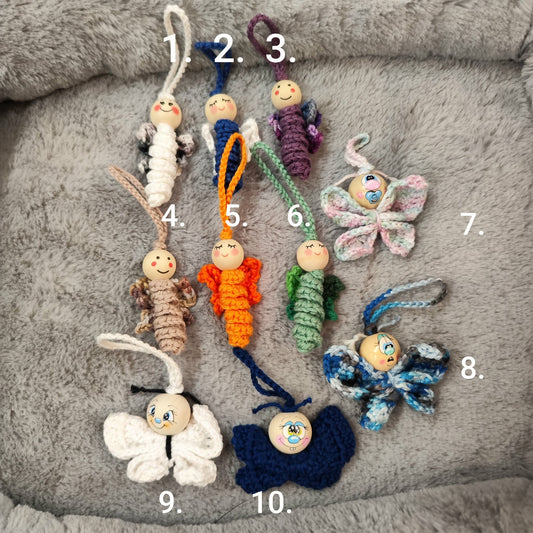 Schmetterlings-Sorgenwürmchen – Flatternde Frühlingsfreunde! 🦋✨