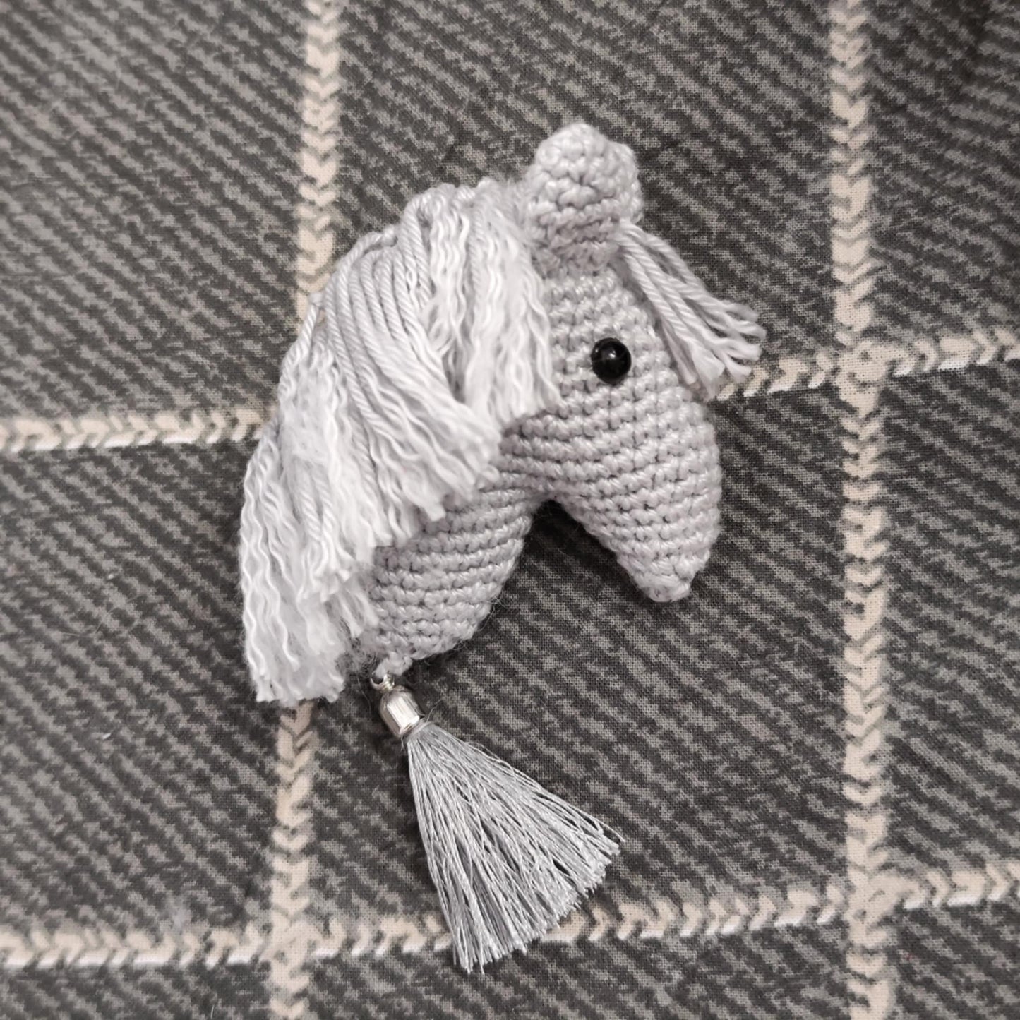 Häkelanleitung „Pferdeschlüsselanhänger" (PDF) 🐴