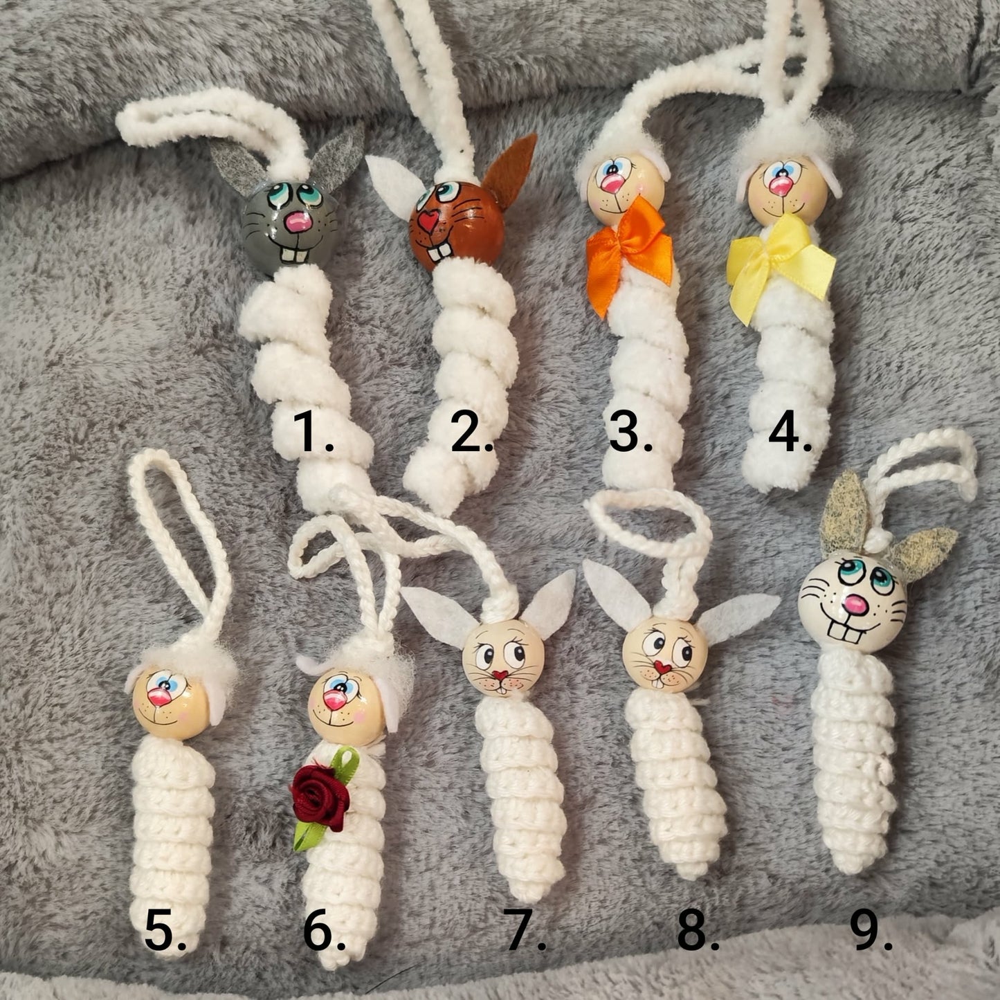 Leucht-Osterhasen & Schafe-Sorgenwürmchen – Sie leuchten im Dunkeln! 💡🐰🐑✨