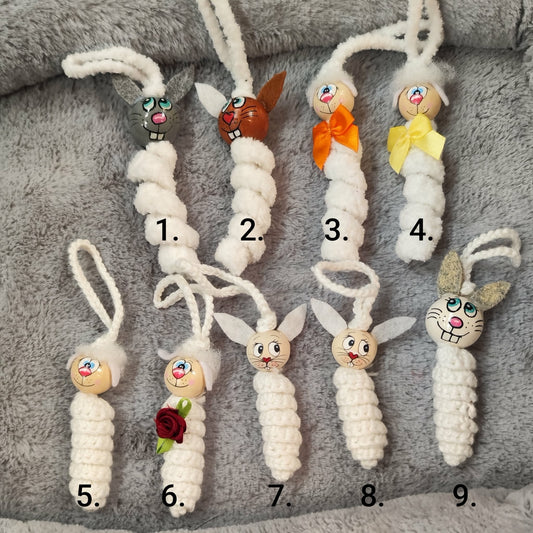 Leucht-Osterhasen & Schafe-Sorgenwürmchen – Sie leuchten im Dunkeln! 💡🐰🐑✨