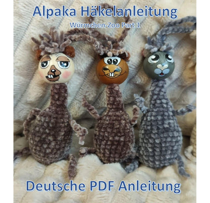 🧶 Häkelanleitung: Alpaka – charmant, flauschig & einfach unwiderstehlich