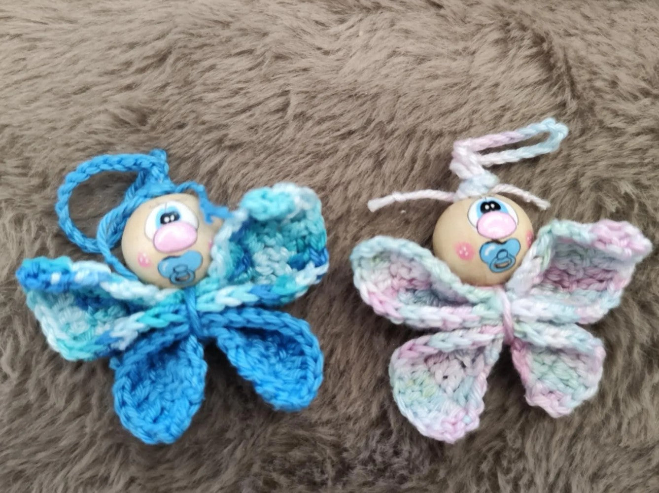 🦋 Schnulliflatter – Zwei kleine Schmetterlingsbabys zum Verlieben