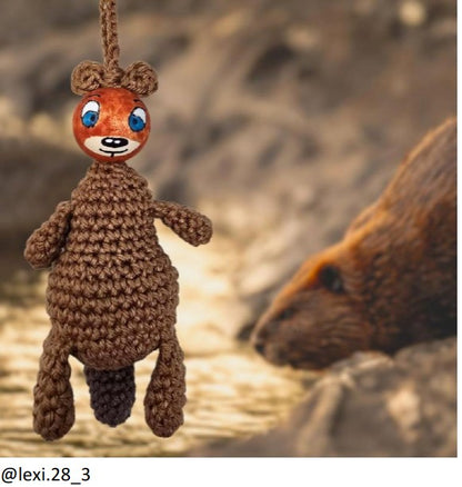 🧶 Häkelanleitung: Biber – fleißig, charmant & einfach zum Knuddeln