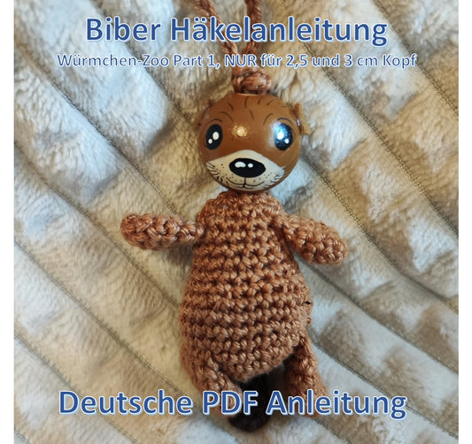 🧶 Häkelanleitung: Biber – fleißig, charmant & einfach zum Knuddeln