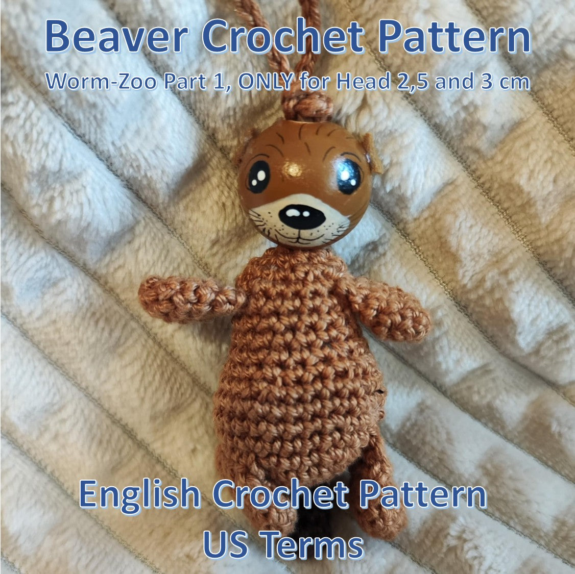 🧶 Häkelanleitung: Biber – fleißig, charmant & einfach zum Knuddeln