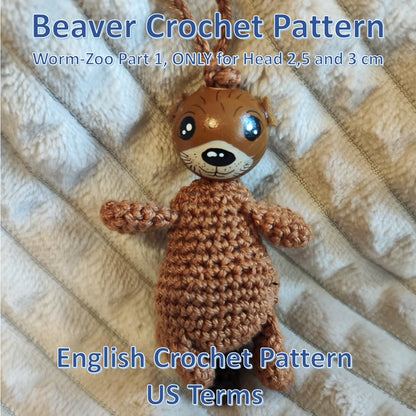 🧶 Häkelanleitung: Biber – fleißig, charmant & einfach zum Knuddeln