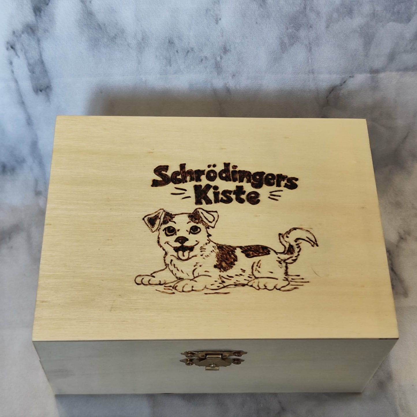 Holzbox mit Brandmalerei – Nerd & Pop Culture Motive (3 Größen)