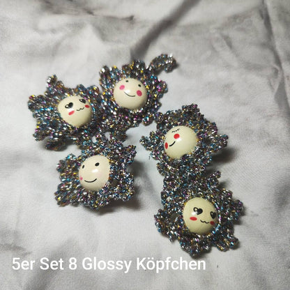 ❄️ Christbaumflocken – gehäkelter Christbaumschmuck im 5er-Set