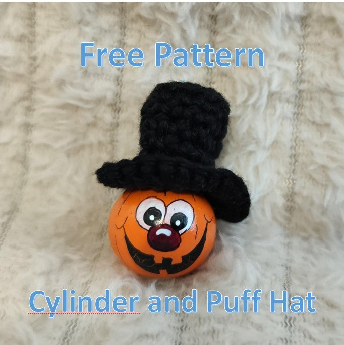 🎩 Free pattern: Top hat &amp; puff hat 🎩