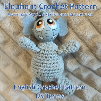 🧶 Häkelanleitung: Elefant – sanft, stark & einfach zum Liebhaben