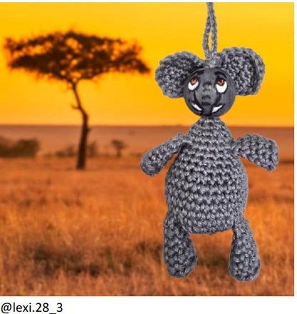🧶 Häkelanleitung: Elefant – sanft, stark & einfach zum Liebhaben