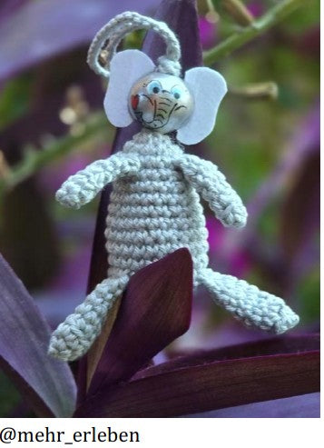 🧶 Häkelanleitung: Elefant – sanft, stark & einfach zum Liebhaben