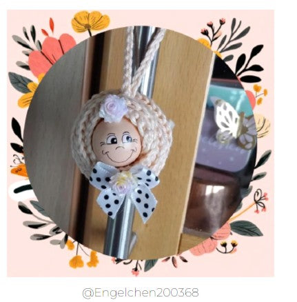Häkelanleitung „Knospe" – Anhänger mit 2 cm Holzperle (PDF) 🌸