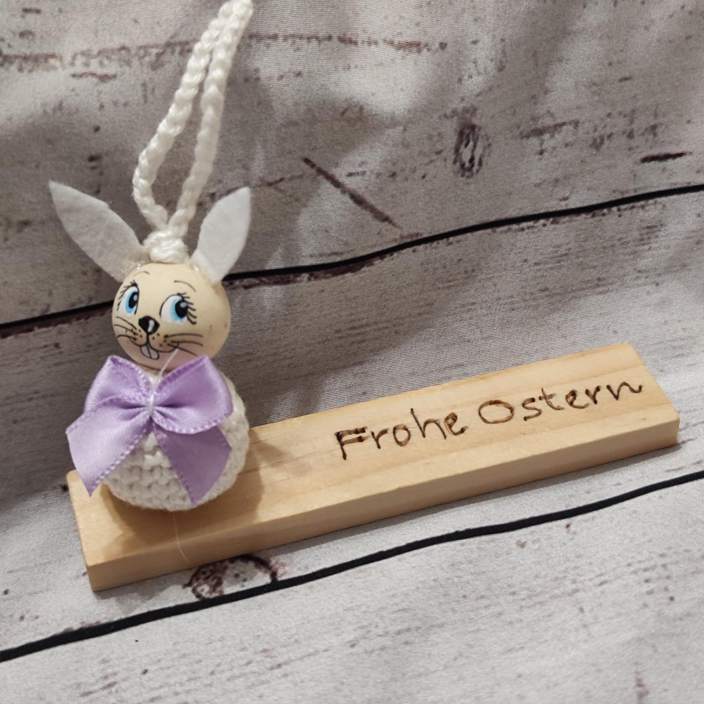 Holzklötzchen mit Brandmalerei – Deko & Geschenkanhänger