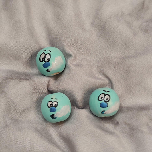 ❄️ 3er-Set „Frostis“ – magische Winterköpfchen mit Dunst beim Atmen