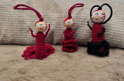 3 Flamenco Dancers Worry Worm Variations