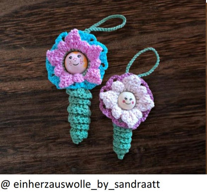 🌸 Crochet a magic flower – crochet pattern for beginners (PDF) 🌸