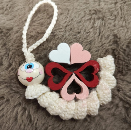 🧶 Schnecke mit Herz-Rad – Wenn Liebe in Bewegung kommt