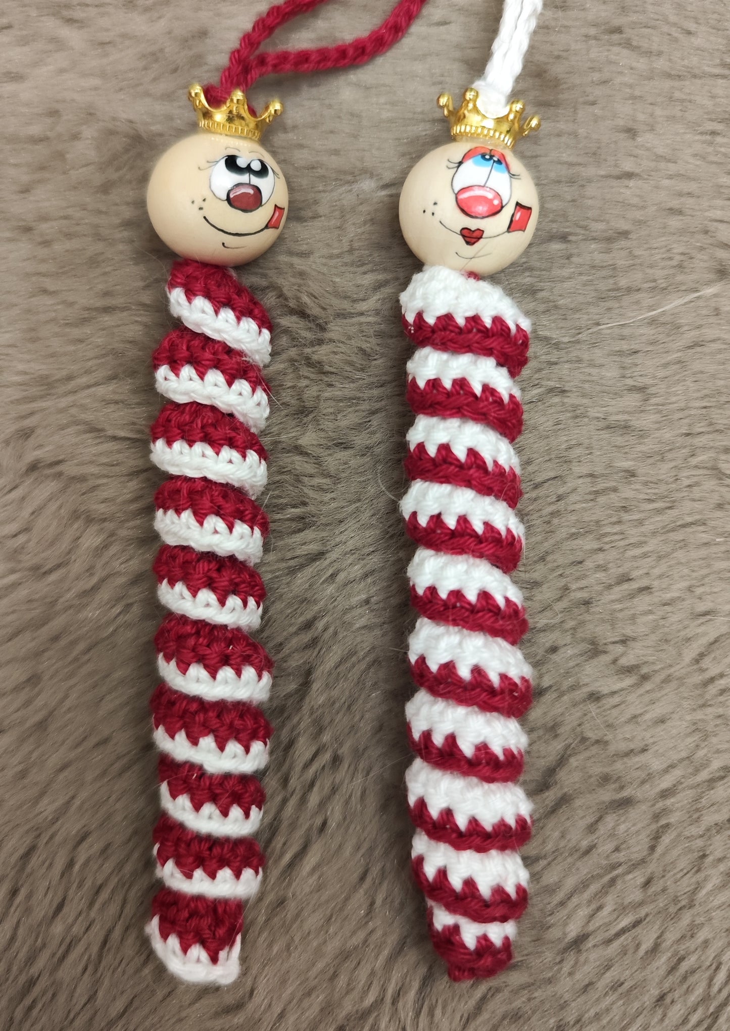 👑 Karo König & Königin – Das royale Sorgenwürmchen-Set mit Krone