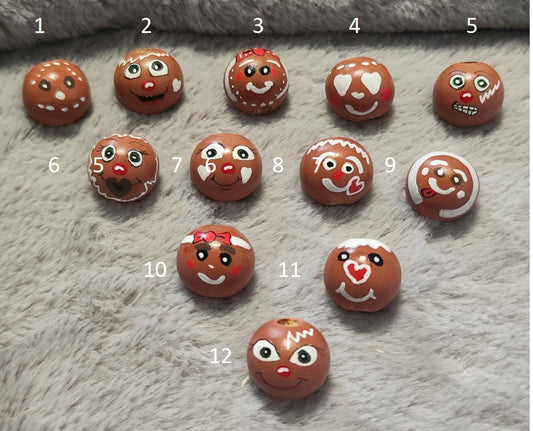 Lebkuchenköpfchen Edition 2.0 – Handbemalte Holzköpfchen | Noch mehr Details, noch mehr Charakter
