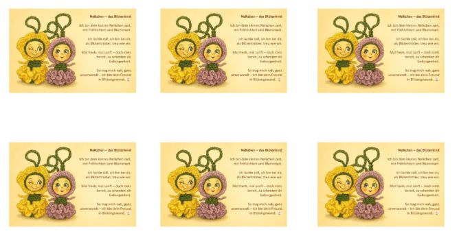 Carnation - Worry Worm Card