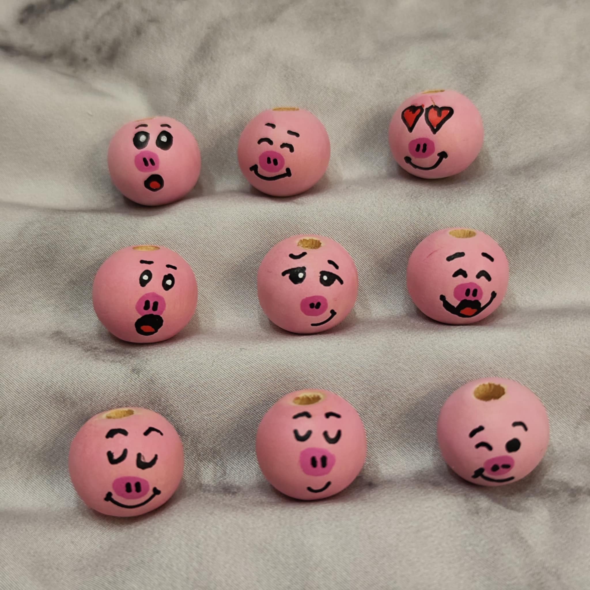 🐷 9er-Set Silvester-Schweinchen – Glücksbringer mit Charme Set 1