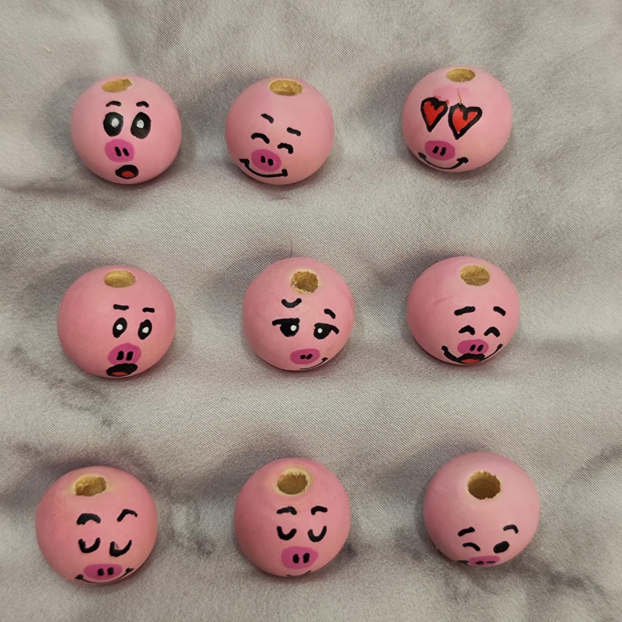 🐷 9er-Set Silvester-Schweinchen – Glücksbringer mit Charme Set 1