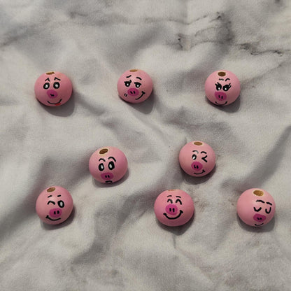 🐽 9er-Set Schweinchen – neue Gesichtsausdrücke, neue Glücksbringer! Set 2