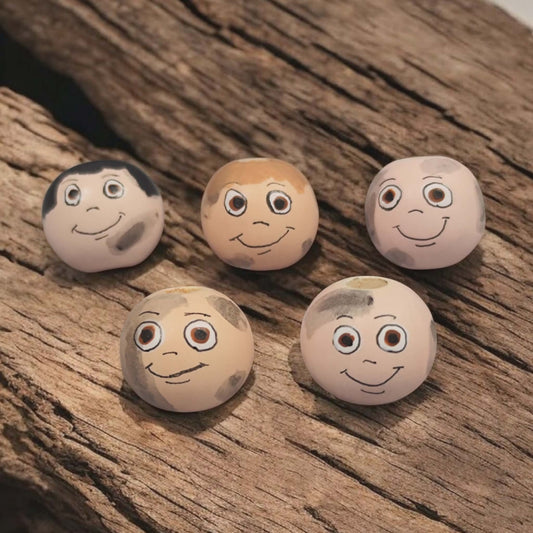 Rauchfangkehrer-Holzköpfchen ohne Hut – Glücksbringer mit Tradition! 🍀🧹