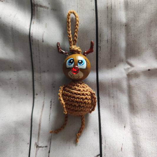 🦌🔴 Kugelrundes Rentier mit roter Nase – dein Rudolph-Moment zum Verschenken