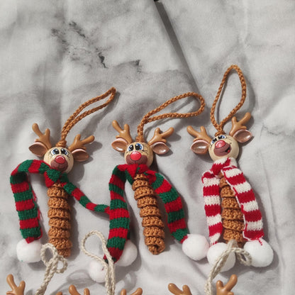 🦌 Winterfreund zum Mitnehmen – dein Sorgenrentier mit Schal