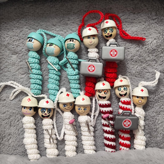 Sanitäter & OP- und Pflegepersonal-Sorgenwürmchen – Für alle Helden in Weiß Teil 1