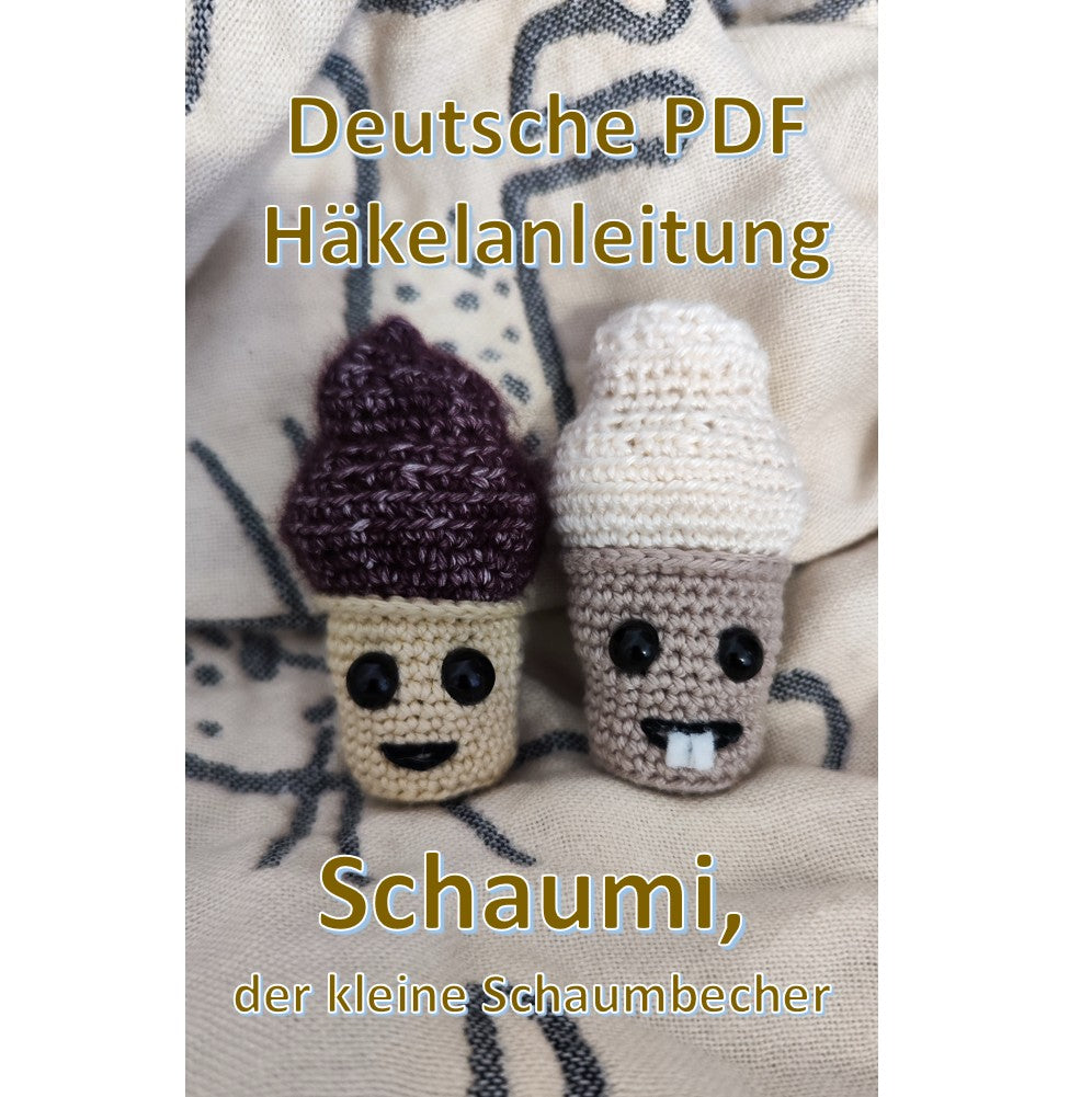 🍹 Digital crochet pattern – Schaumi (PDF)