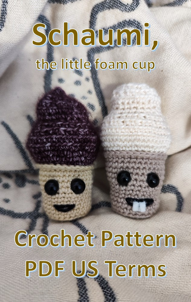 🍹 Digital crochet pattern – Schaumi (PDF)
