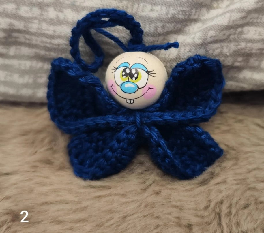 🦋 Flatterlinge – 5 Sorgenwürmchen mit Schmetterlingsflügeln