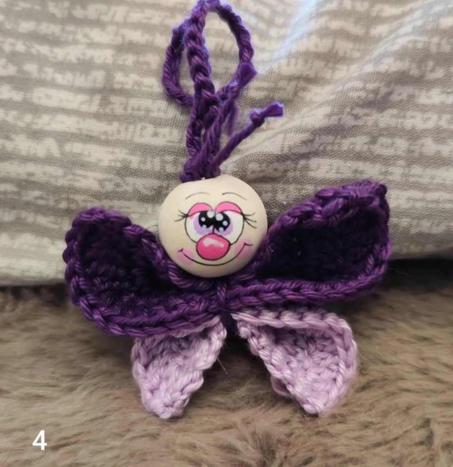 🦋 Flutterlings – 5 Worry Worms with Butterfly Wings — 5 Orange Mix