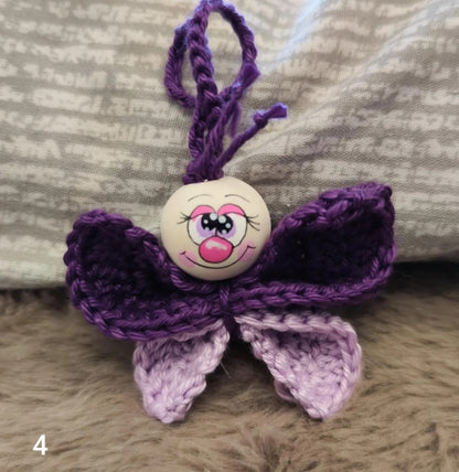 🦋 Flatterlinge – 5 Sorgenwürmchen mit Schmetterlingsflügeln