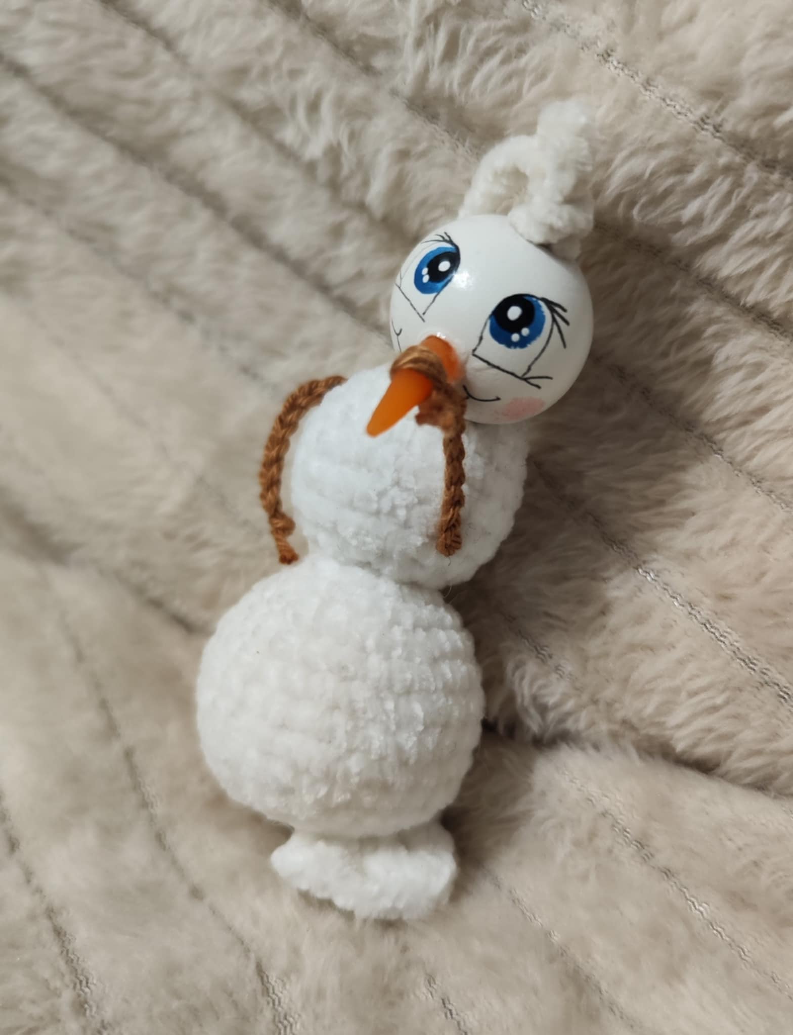 ❄️ Crochet pattern “Melting Snowman” ❄️