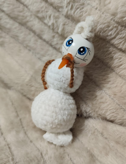 ❄️ Crochet pattern “Melting Snowman” ❄️