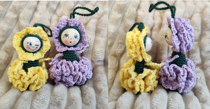 BUNDLE: Peony and Carnation Worry Worms